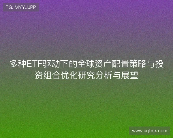 多种ETF驱动下的全球资产配置策略与投资组合优化研究分析与展望